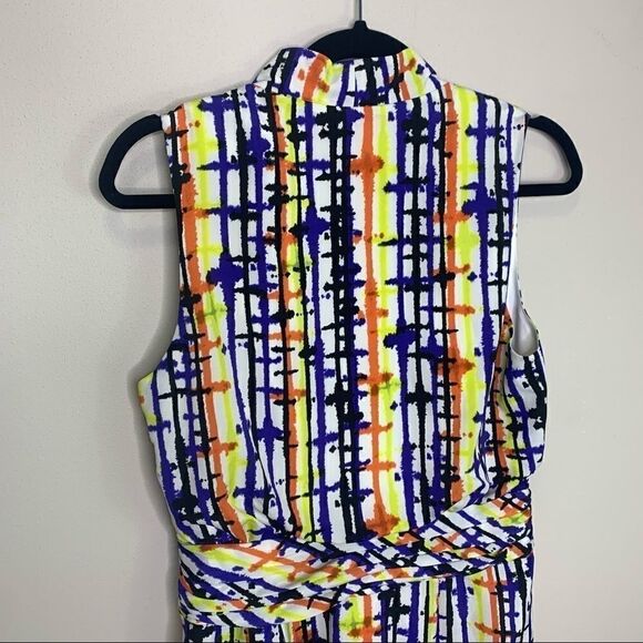 Multicolor Sleeveless Dress - Picture 6 of 9